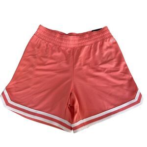 DSG MESH MID-RISE SHORTS GIRLS coral size L 14 NWT relaxed fit